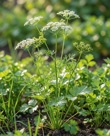 Korianteri Large Seeded (Coriandrum sativum) – yksivuotiset yrttisiemenet SeedsChoicelta