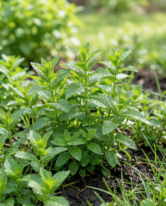 Viherminttu (Mentha spicata) – monivuotisen yrtin siemenet SeedsChoicelta