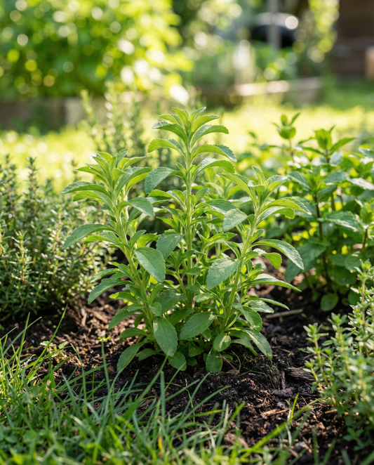 Stevia (Stevia rebaudiana) – monivuotisen yrtin siemenet SeedsChoice-verkkokaupasta