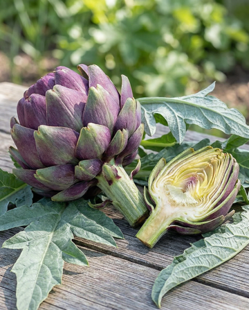 Artichoke Violet De Provence (Cynara cardunculus) – monivuotiset vihannessiemenet SeedsChoicelta