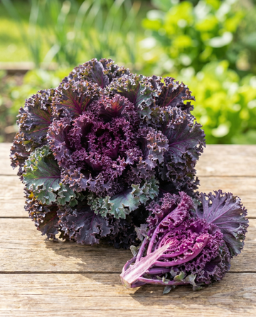 Curly Kale Scarlet (Brassica oleracea) – annual vegetable seeds from SeedsChoice