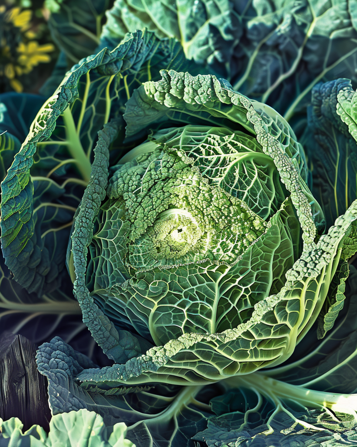 Savoijinkaali Brussels -siemenet (Brassica oleracea) – yksivuotinen vihannes