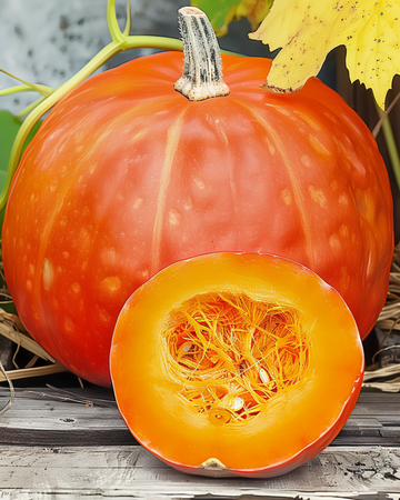 Kurpitsa Rouge Vif Detampes siemenet (Cucurbita maxima) – yksivuotinen vihannes