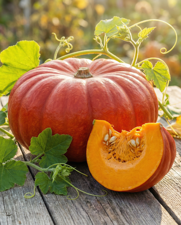 Kurpitsa Rouge Vif Detampes (Cucurbita maxima) – yksivuotisen vihanneksen siemenet SeedsChoicelta