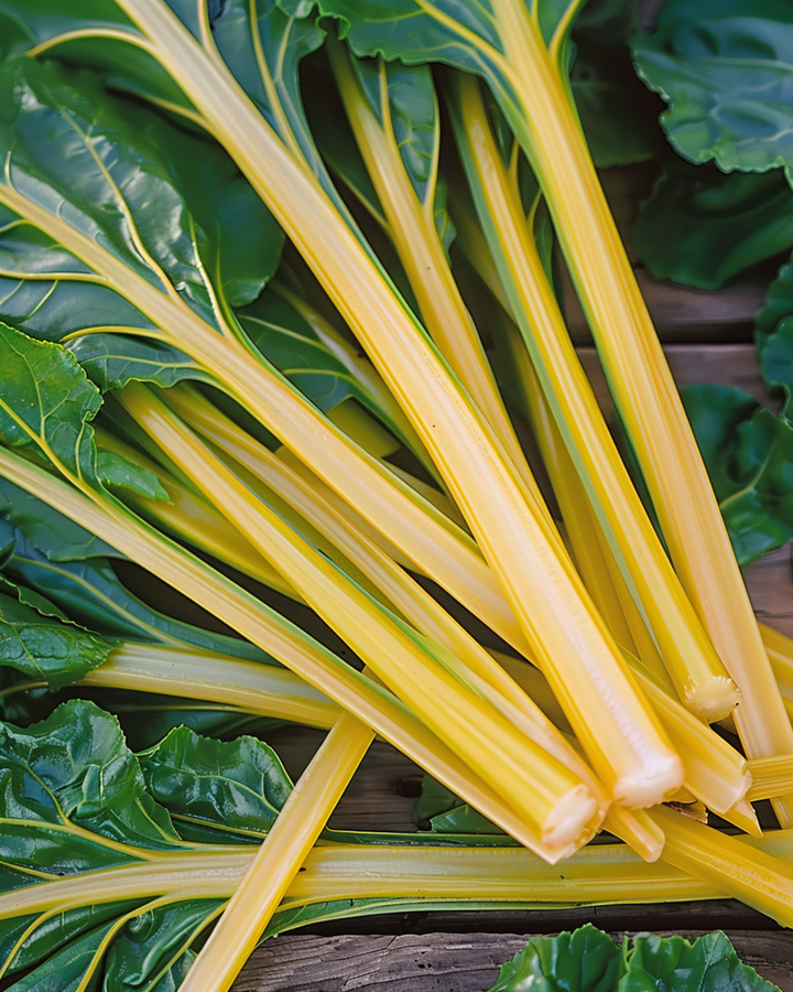 Keltaisen mangoldin siemenet (Beta vulgaris) – yksivuotinen vihannes