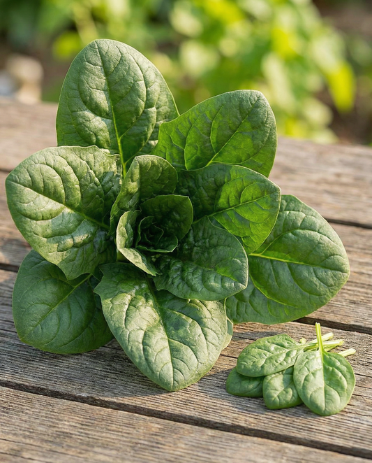 Pinaatti Viroflex Giant White (Spinacia oleracea) – yksivuotiset vihannessiemenet SeedsChoicelta