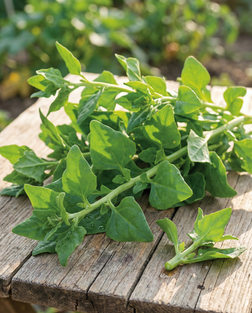 Uusiseelantilainen pinaatti (Tetragonia tetragonoides) – yksivuotiset vihannessiemenet SeedsChoice-verkkokaupasta