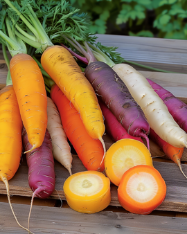 Porkkana Rainbow Mix F1 -siemenet Daucus carota yksivuotinen