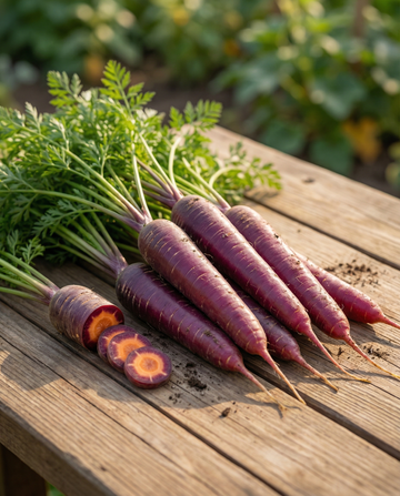 Kesäporkkana Purple Sun F1 (Daucus carota) – yksivuotiset vihannessiemenet, SeedsChoice