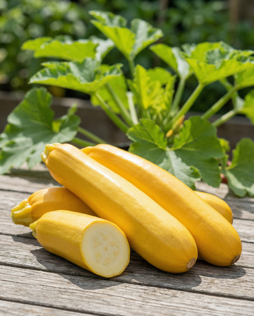 Gold Rush F1 kesäkurpitsa (Cucurbita pepo) – yksivuotiset siemenet SeedsChoicelta