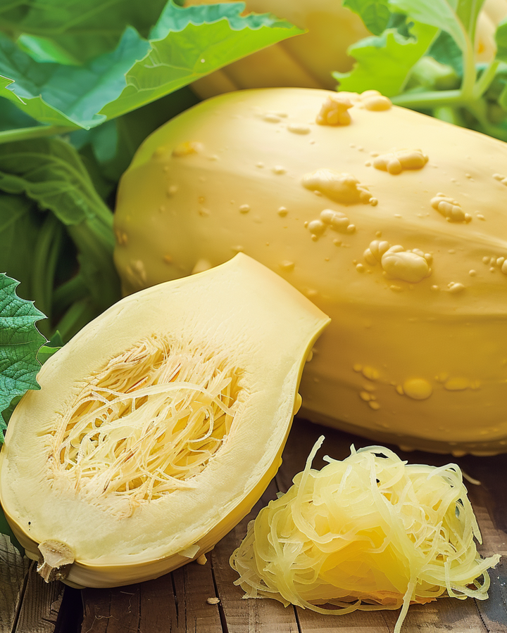 Spagettikurpitsan siemenet (Cucurbita pepo) – yksivuotinen vihannes