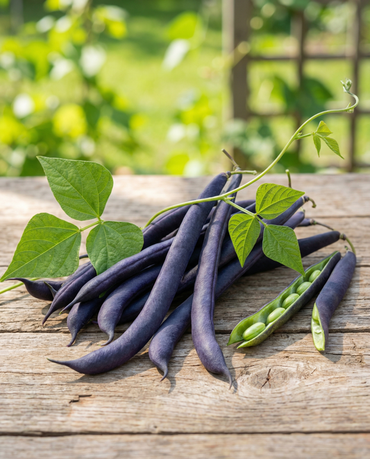 Salkopapu Blauhilde (Phaseolus vulgaris) – yksivuotiset vihannessiemenet, SeedsChoice