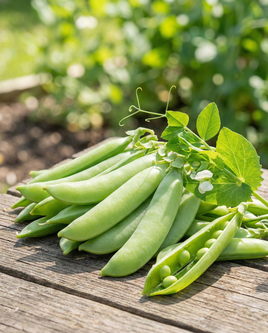 Sokeriherne Heraut (Pisum sativum) – yksivuotiset vihannessiemenet SeedsChoicelta