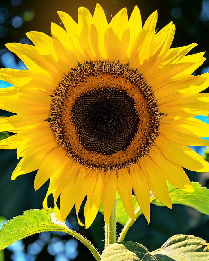 Jättiläisauringonkukkasiemenet Giganteus (Helianthus annuus) – yksivuotinen kukka