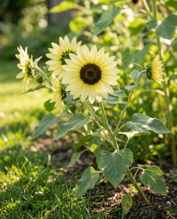 Auringonkukka Moonwalker (Helianthus annuus) – yksivuotisen kukan siemenet SeedsChoicelta