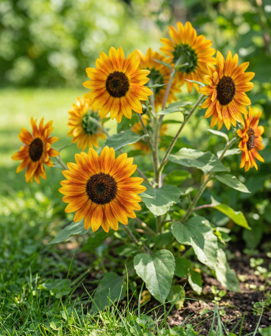 Auringonkukka Fantasy 70 cm (Helianthus annuus) – yksivuotisen kukan siemenet SeedsChoice-verkkokaupasta