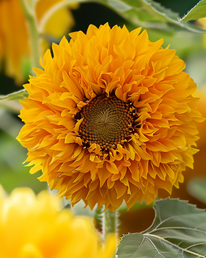 Auringonkukka Sungold Double Dwarf -siemenet (Helianthus annuus) – yksivuotinen kukka