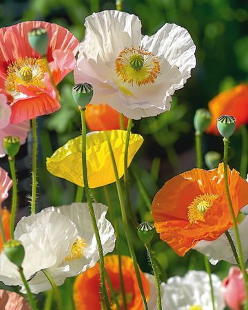 Islanninkukka-sekoituksen siemenet (Papaver nudicaule) – kaksivuotinen kukka