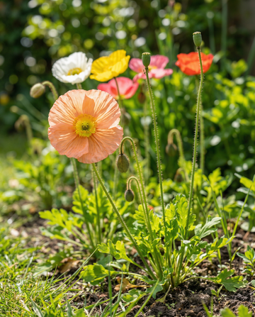 Islanninkukka-sekoitus (Papaver nudicaule) – kaksivuotiset kukkasiemenet SeedsChoice'lta
