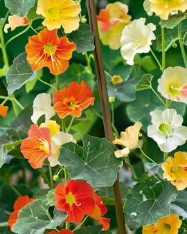 Koristekrassi Jewel Of Africa siemenet Tropaeolum majus yksivuotinen köynnös