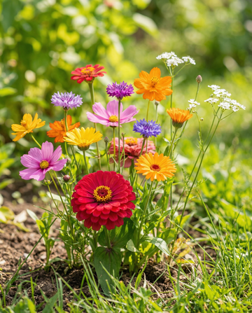 Picking Colourful Bouquet Mix Cut – yksivuotiset kukkasiemenet SeedsChoicelta