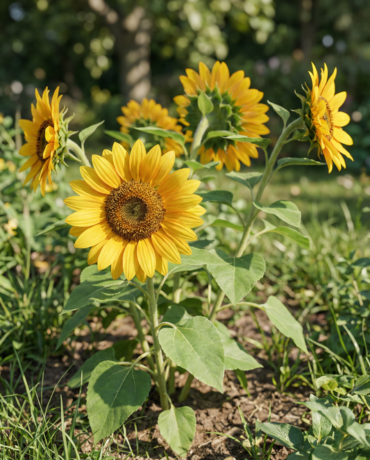 Auringonkukka Sunlit Bouquet Mix 75cm (Helianthus annuus) – yksivuotiset kukkasiemenet SeedsChoice-verkkokaupasta