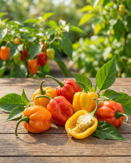 Habanero Pepper Mixture (Capsicum chinense) – annual vegetable seeds from SeedsChoice