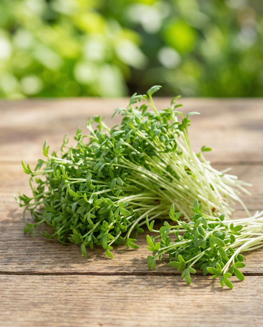 Cress Microgreens (Lepidium sativum) – annual microgreens seeds from SeedsChoice