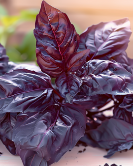 Basilika Red Lizzy -siemenet Ocimum basilicum yksivuotinen yrtti