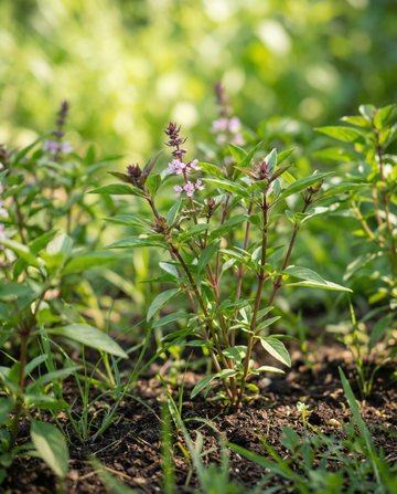 Thaibasilika (Ocimum basilicum) – yksivuotiset yrttisiemenet SeedsChoice-verkkokaupasta