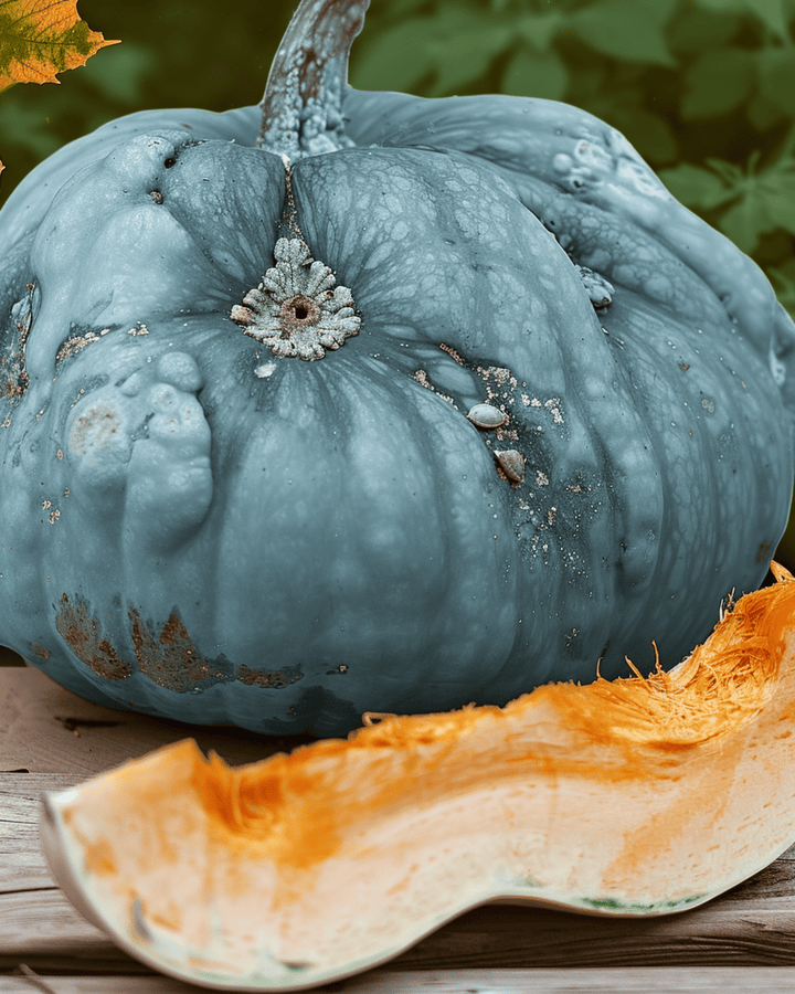 Kurpitsansiemenet Hubbard Blue (Cucurbita maxima) – yksivuotinen vihannes