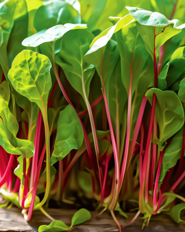 Mangoldin siemenet Rainbow Mixture mikroversot Beta Vulgaris yksivuotinen