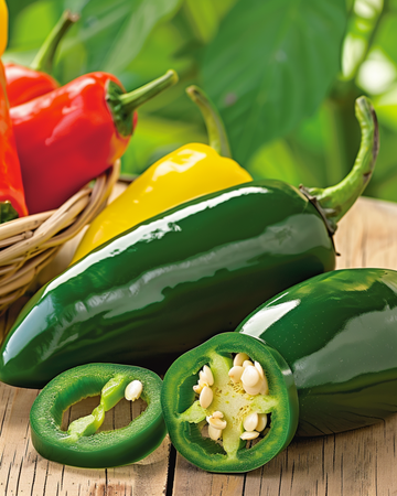 Jalapeño-paprikan siemenet (Capsicum annuum) – yksivuotinen vihannes