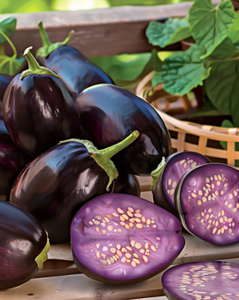 Minimunakoison siemenet Solanum melongena Patio Baby F1 yksivuotinen