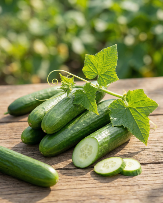 Snack-kurkku Kalimero F1 (Cucumis sativus) – yksivuotiset vihannessiemenet SeedsChoicelta