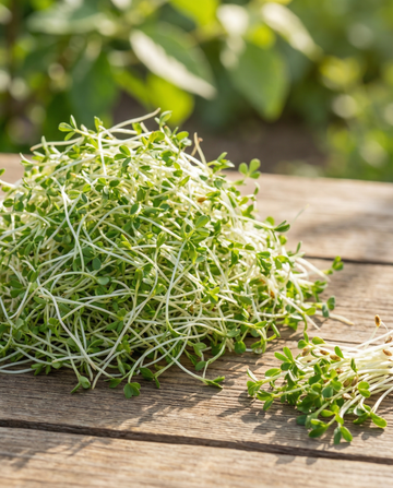 Alfalfa-idut microgreens (Medicago sativa) – luomu yksivuotiset idätyssiemenet SeedsChoicelta