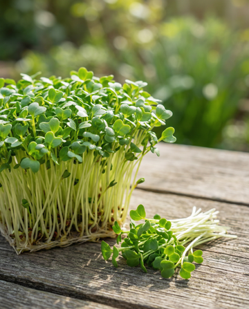 Vesikreissi (Lepidium sativum) – luomuvuosikasvin itämissiemenet SeedsChoicelta