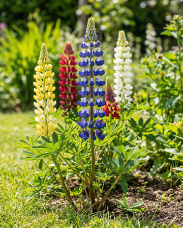 Lupin Multicolor 120 cm (Lupinus hartwegii) – monivuotiset sekoitesiemenet | SeedsChoice