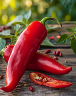 Corno Rosso Pepper Seeds Capsicum Annuum Annual Variety