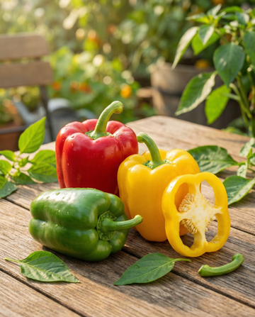 Paprika Mix Three Color (Capsicum annuum) – vihannessiemenet SeedsChoicelta