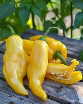 Paprika corno giallo -siemenet Capsicum annuum yksivuotinen