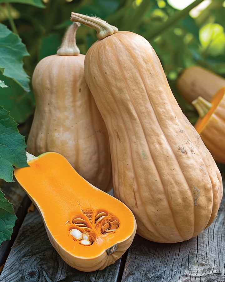 Butternut Rugosa -kurpitsansiemenet (Cucurbita moschata) – vihannes