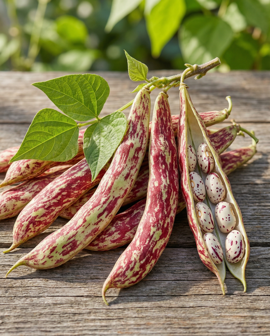 Kääpiöpensaspapu Borlotto Lingua Di Fuoco (Phaseolus vulgaris) – yksivuotiset vihannessiemenet, SeedsChoice