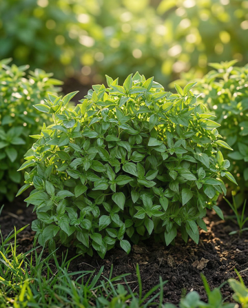 Hienolehtinen vihreä pensasbasilika (Ocimum basilicum) – yksivuotiset siemenet SeedsChoicelta