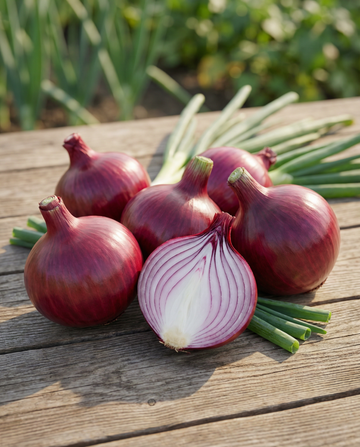 Sipuli Red Cipolla Genova Early (Allium cepa) – vihannessiemenet SeedsChoicelta