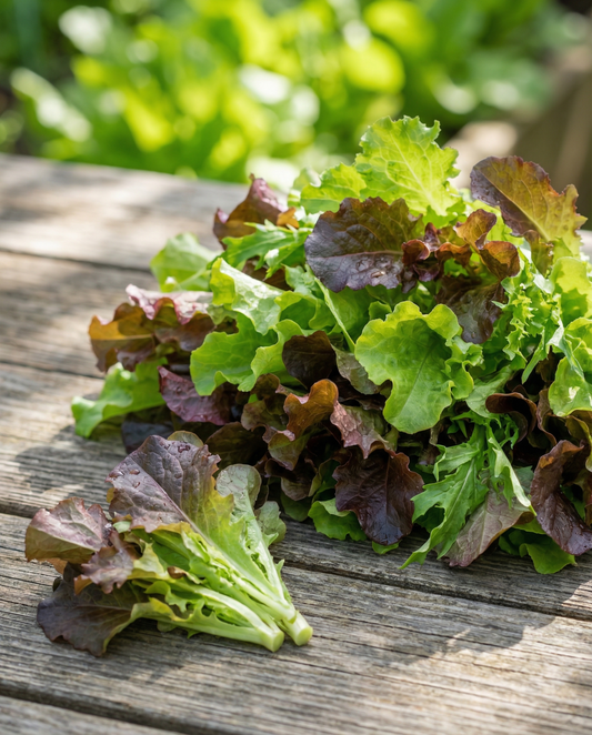 Salaatti Cut And Come Again Mix (Lactuca sativa) – vihannessiemenet SeedsChoice-verkkokaupasta
