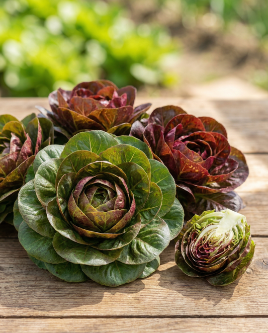 Lehtisikuri Grumolo Rossa Verde Mix (Cichorium intybus) – vihannessiemenet SeedsChoicelta
