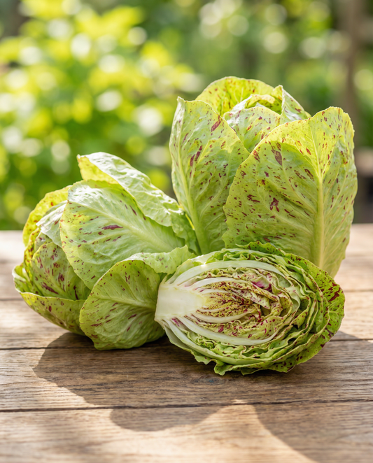 Lehtisikuri Variegata Di Lusia (Cichorium intybus) – yksivuotiset vihannessiemenet SeedsChoicelta