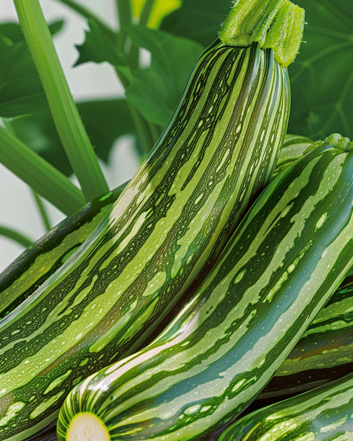 Zucchino Striato D'italia -kesäkurpitsansiemenet (Cucurbita pepo) – yksivuotinen