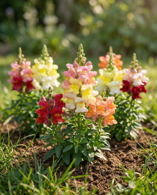 Leijonankita Tom Thumb Dwarf Mixed (Antirrhinum majus) – yksivuotinen sekoitus, siemenet SeedsChoice-verkkokaupasta